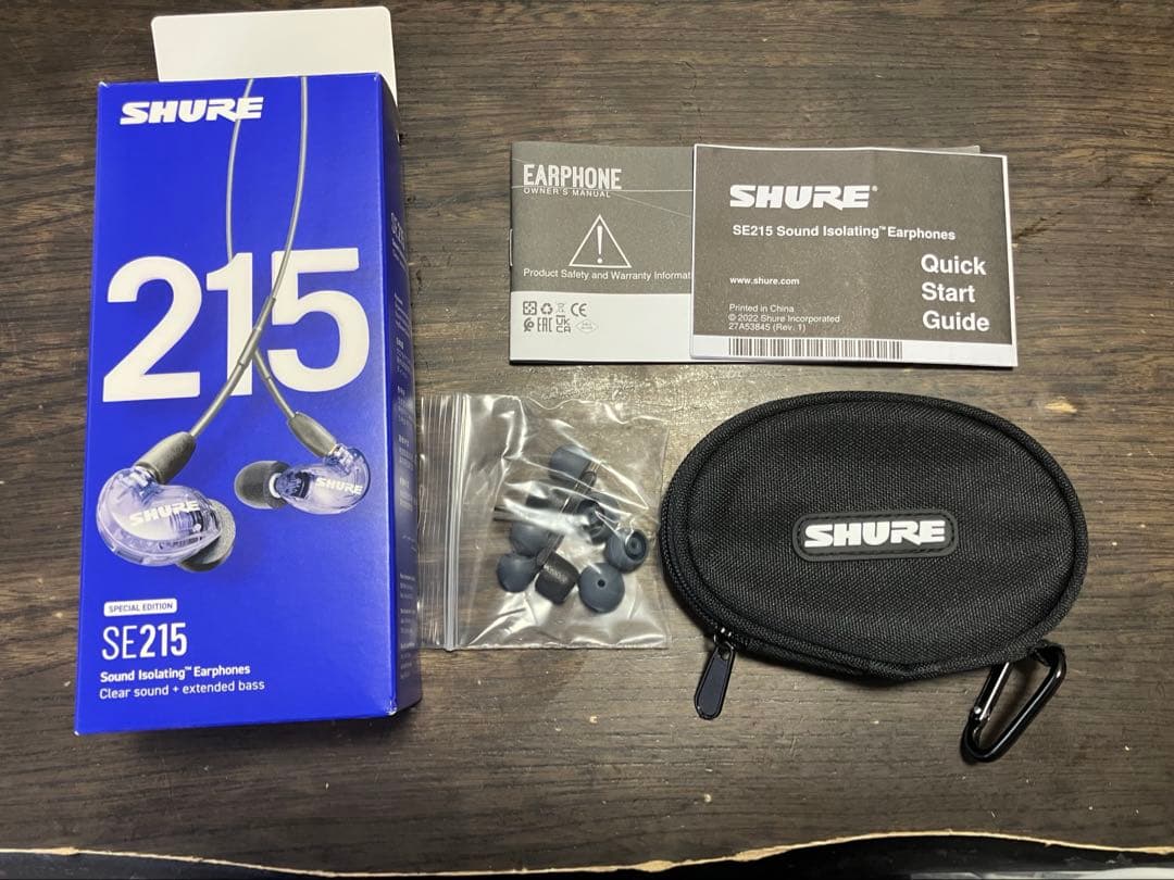 SHURE SE215 音隔離イヤフォン