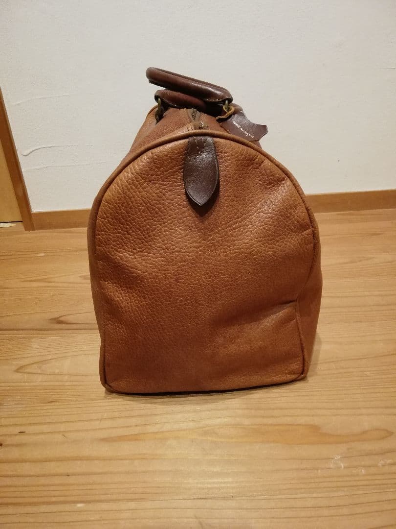 コムデギャルソン　レザーボストンバッグ　本革