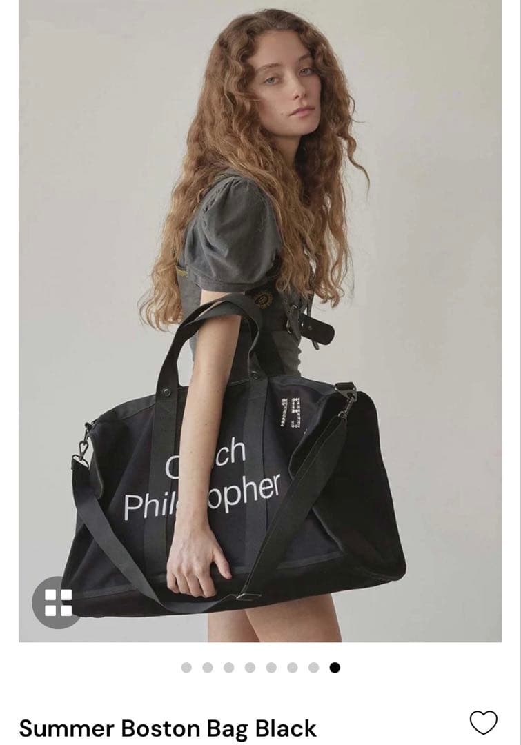 バッグ sculptor summer boston bag black