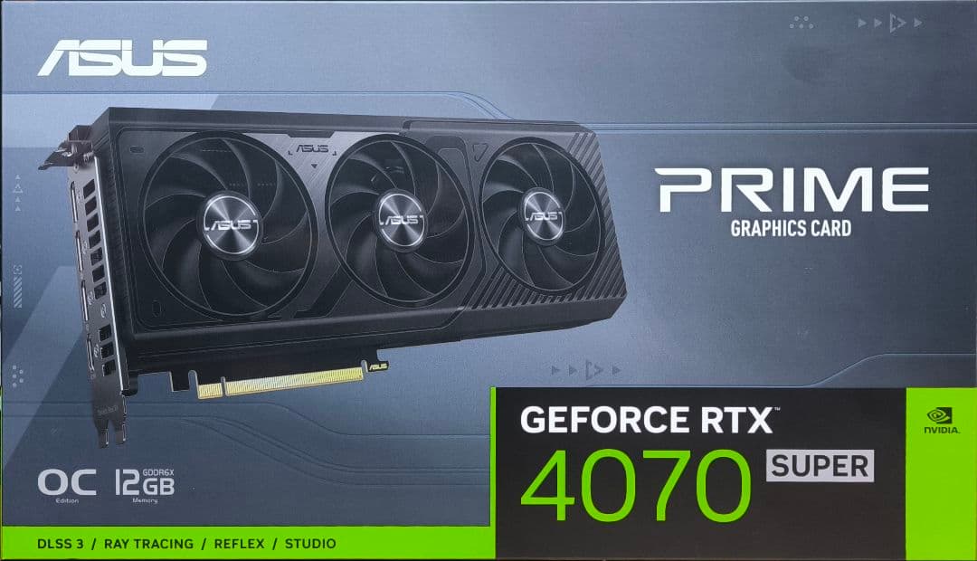 グラフィックボード・グラボ・ビデオカード ASUS GeForce RTX 4070 Super 12GB OC
