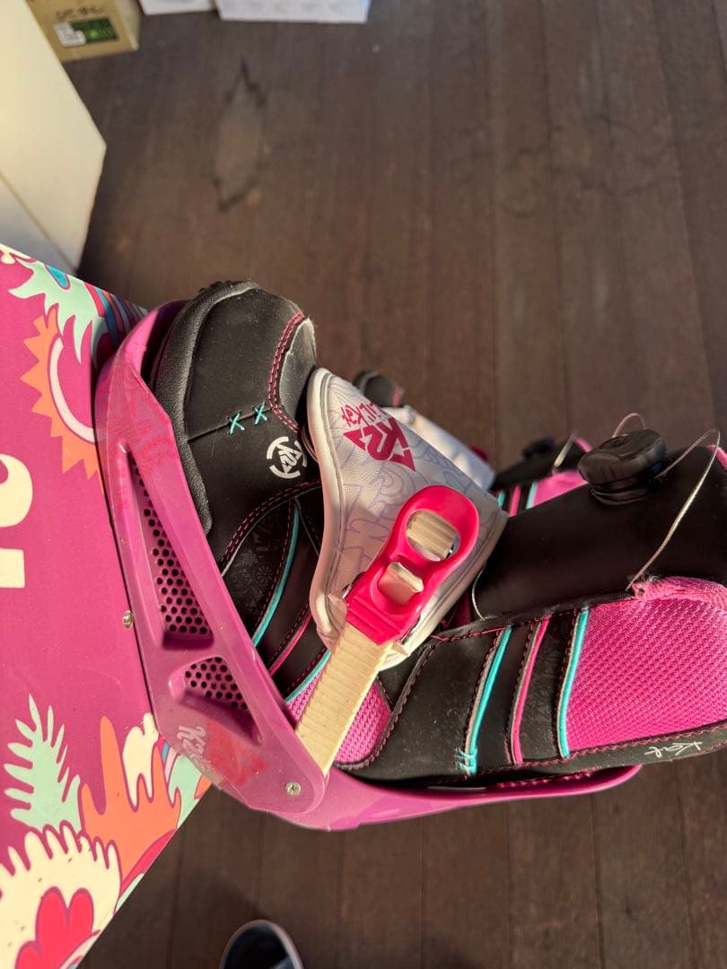 キッズK2 スノーボードとブーツセット