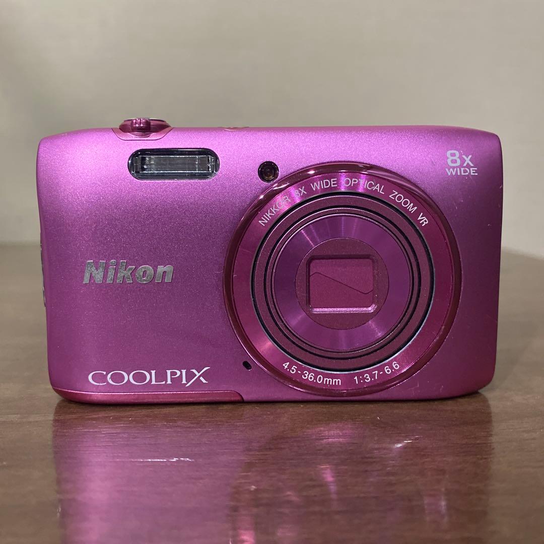 Nikon COOLPIX S3700 ピンク　デジタルカメラ　ジャンク