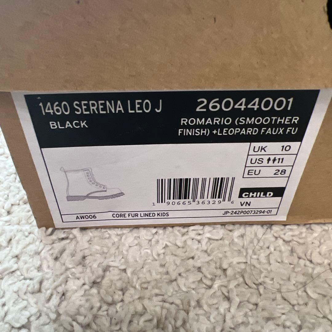 Dr. Martens ブラックファーブーツ キッズ用　17cm