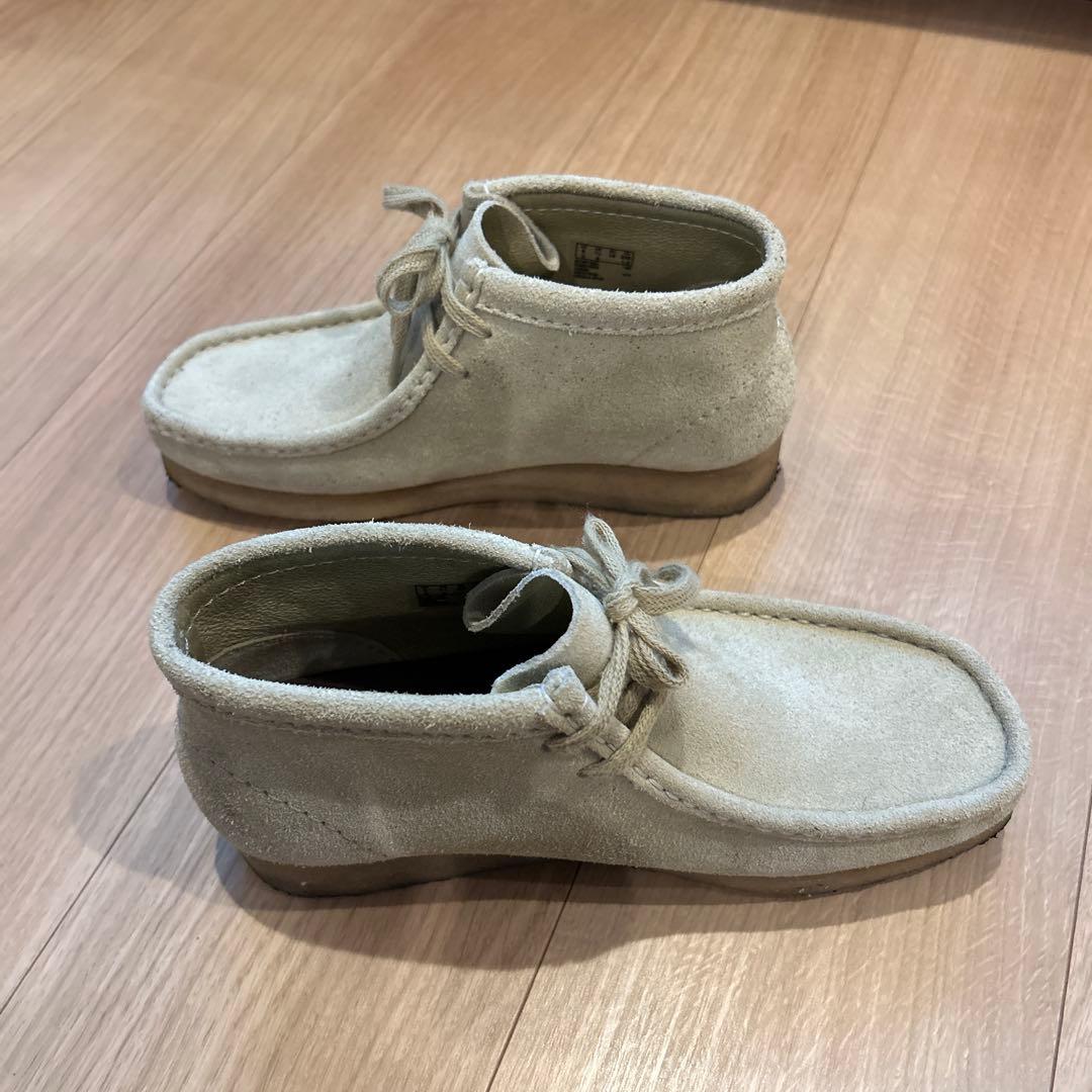 ★CLARKS クラークス★24cm★ベージュ★ワラビー★