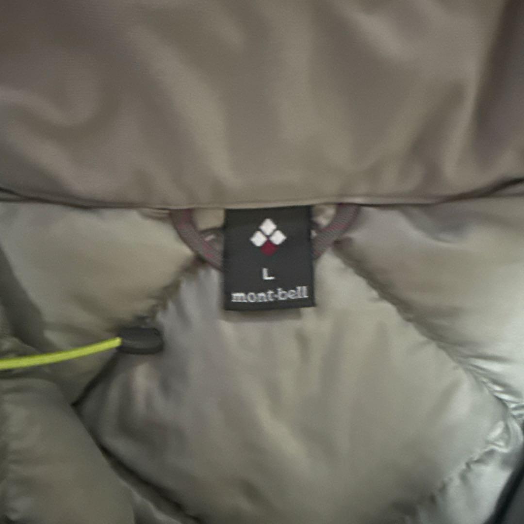 希少mont-bell800FPアルパインダウン womens（L）ドローコード