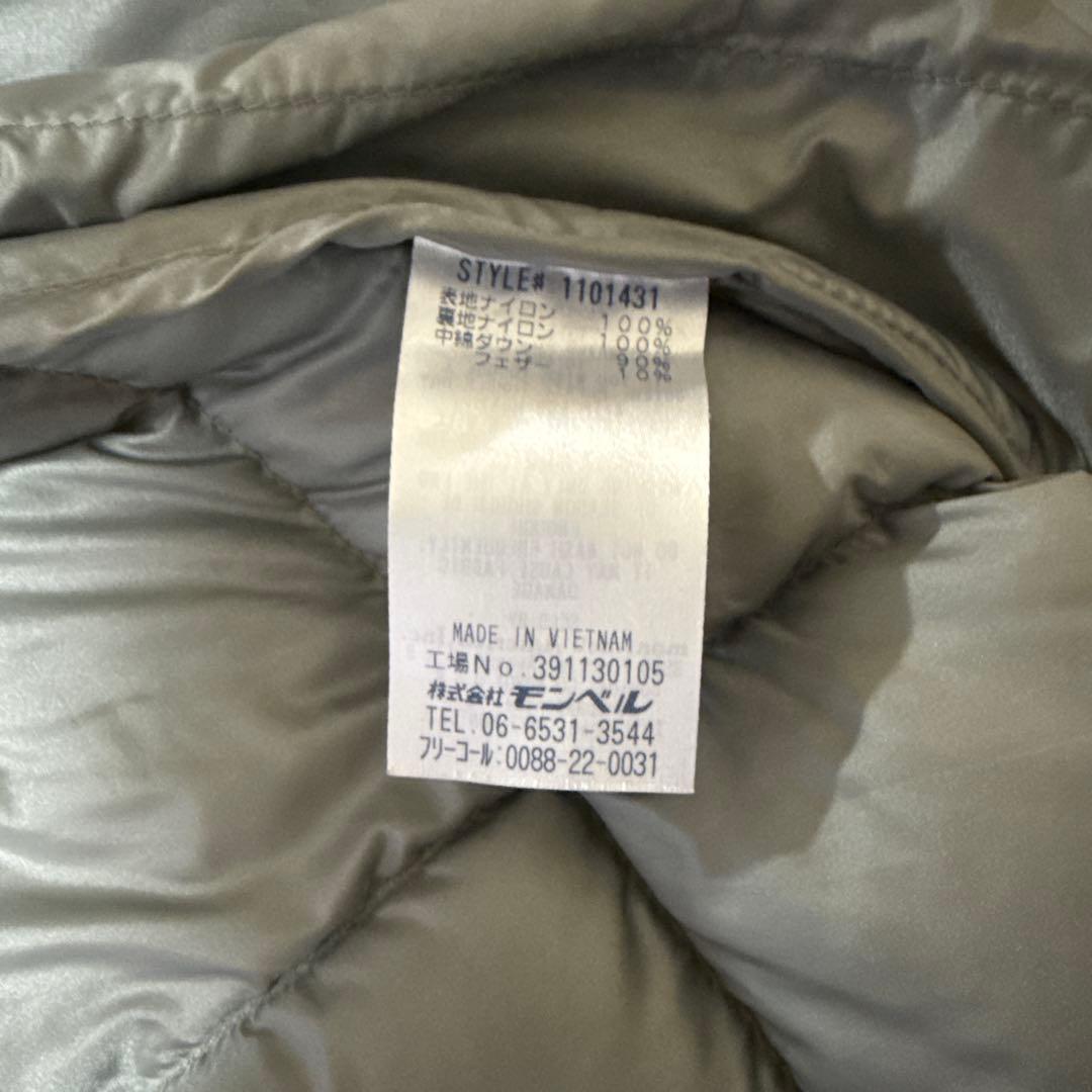 希少mont-bell800FPアルパインダウン womens（L）ドローコード