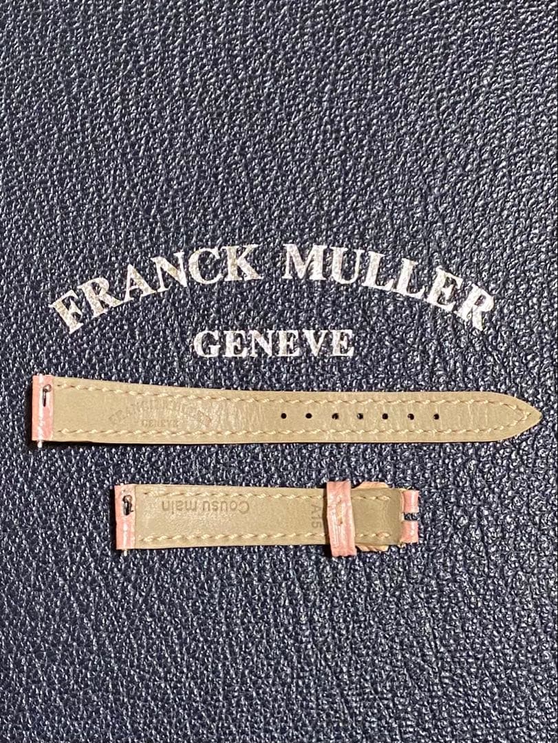 12mmフランクミュラー純正 パールピンク ストラップ ベルト 2250 レア