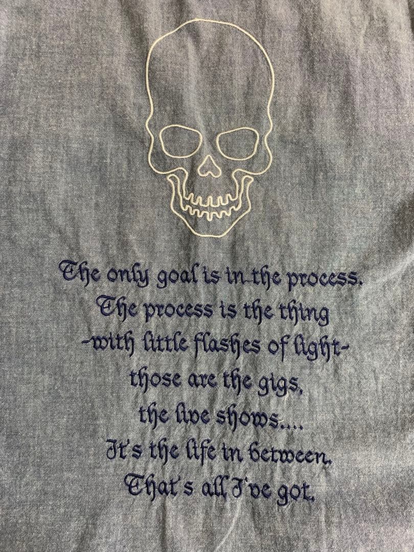 NUMBER (N)INE 01SS シャツ スカル刺繍 タイム期 00s