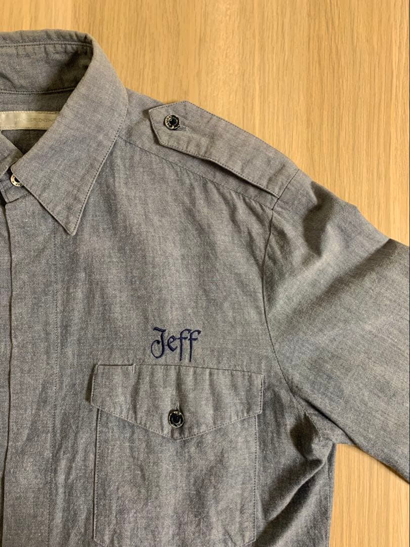 NUMBER (N)INE 01SS シャツ スカル刺繍 タイム期 00s