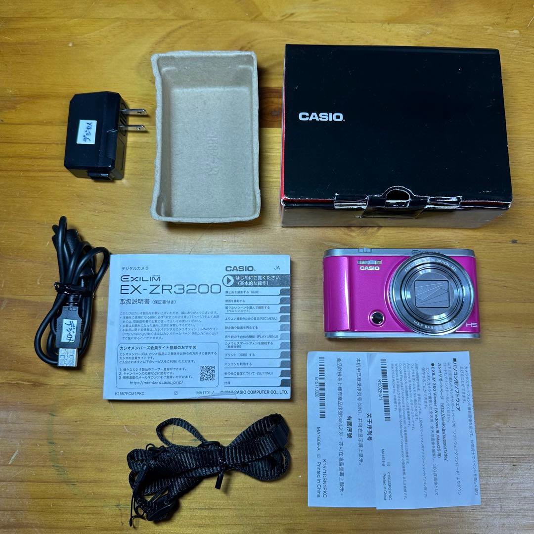 CASIO EXILIM EX-ZR3200 デジカメ 5980