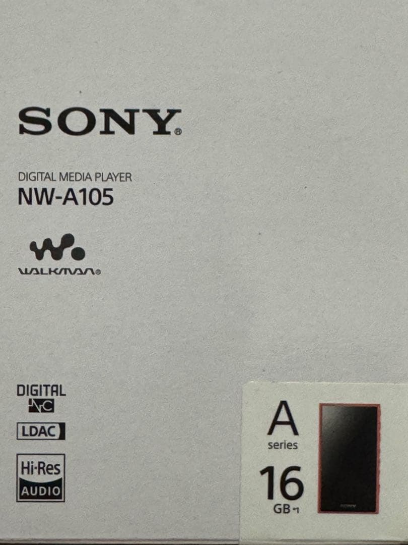 新品　SONY ウォークマン ハイレゾ　NW-A105 MARVEL ソー