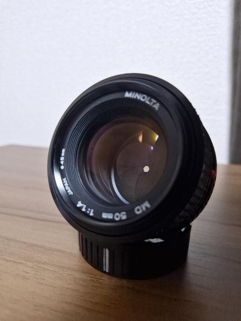 [美品] Minolta ミノルタ MD 50mm f1.4 フィルター付き