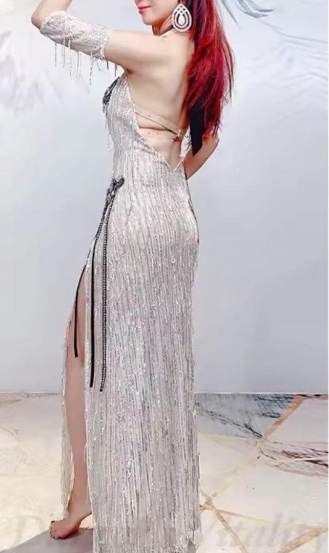 ベリーダンス　ドレス　衣装　練習着　レッスン着　サイーディ　バラディドレス