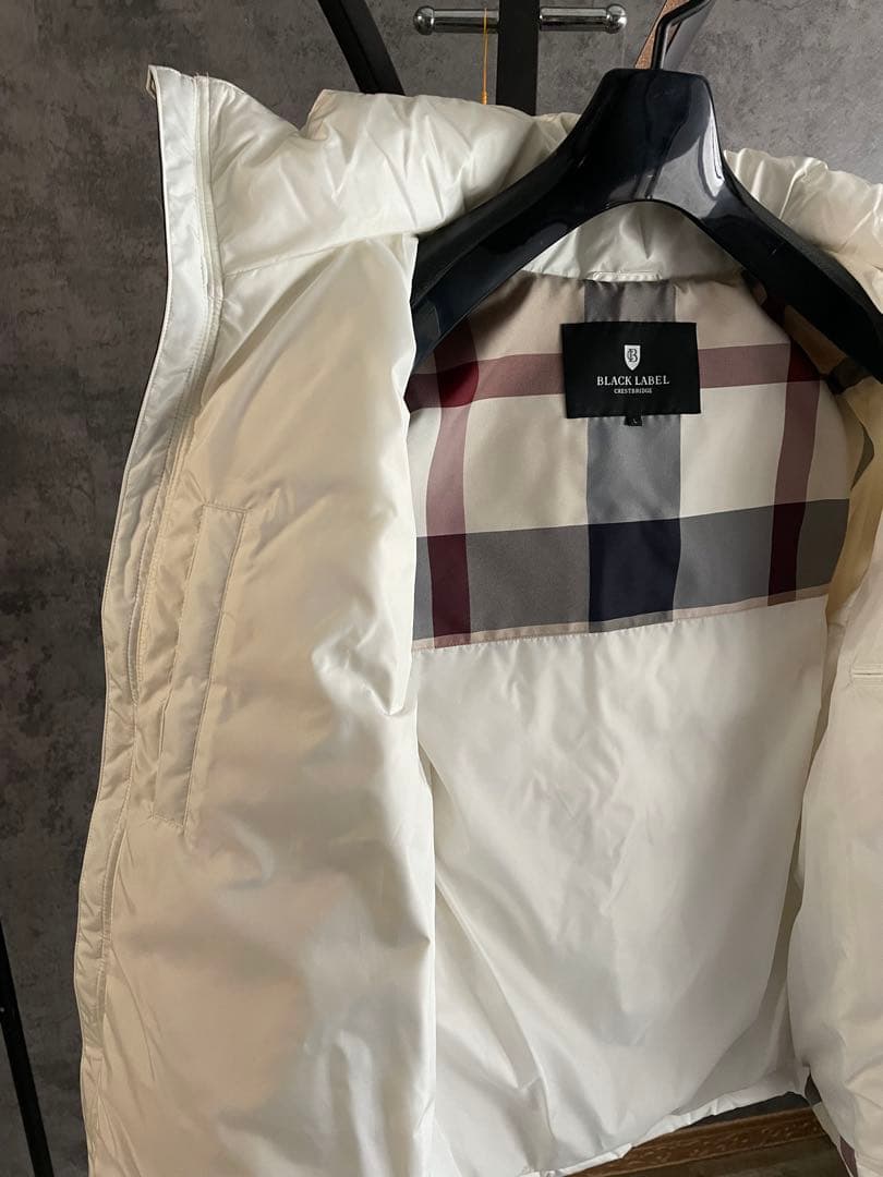 【BLACK LABEL CRESTBRIDGE】ホワイト ダウンジャケット／L