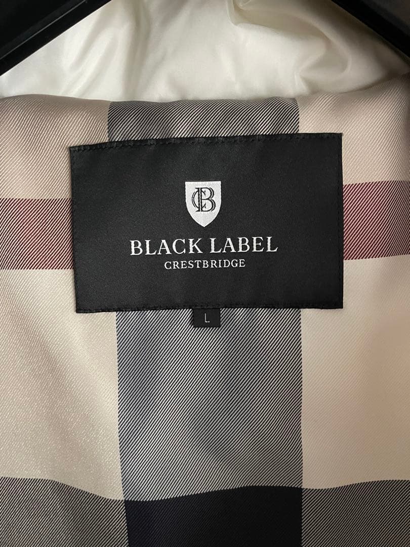 【BLACK LABEL CRESTBRIDGE】ホワイト ダウンジャケット／L