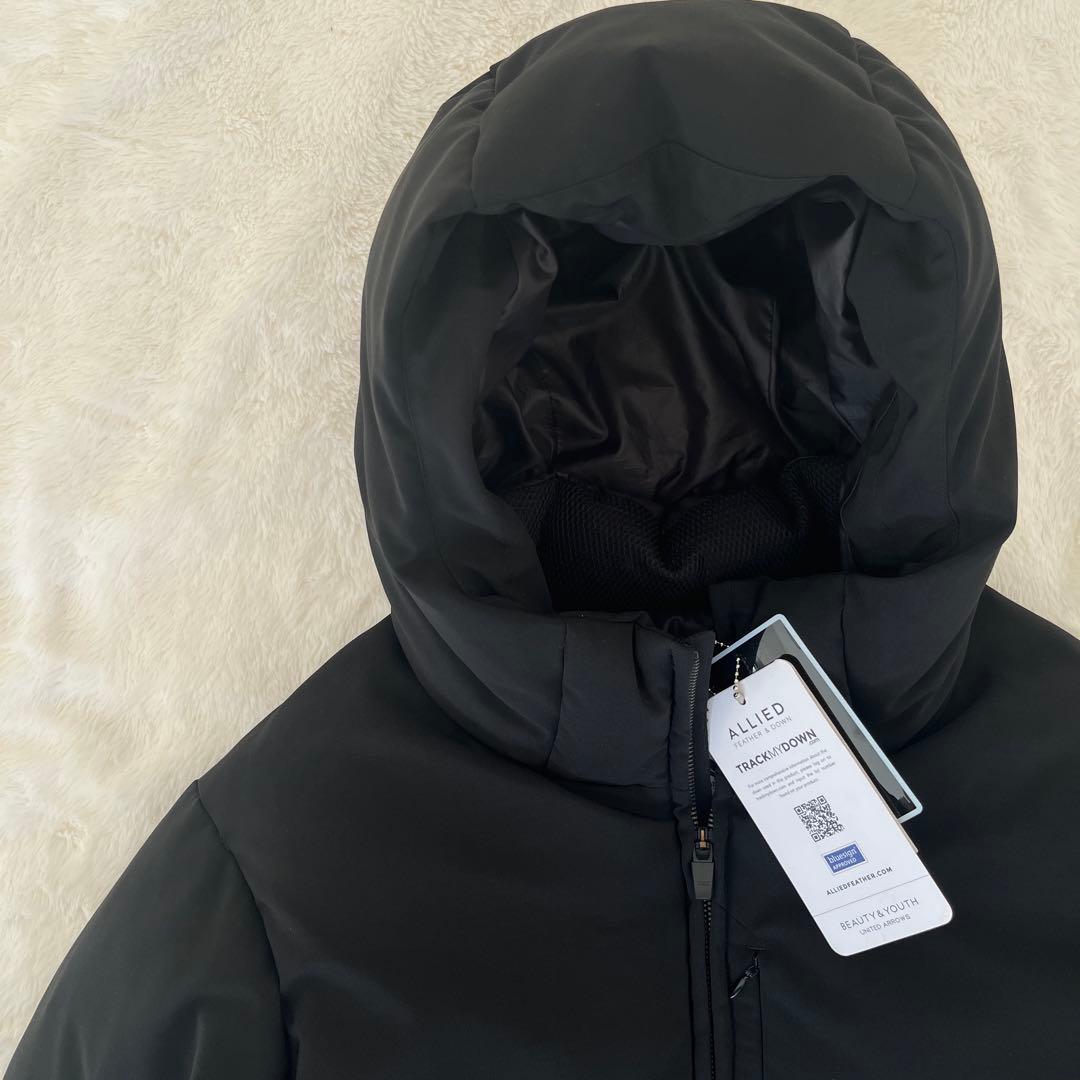 新品タグ付き【BEAUTY&YOUTH】小松マテーレダウンジャケット ブラックL