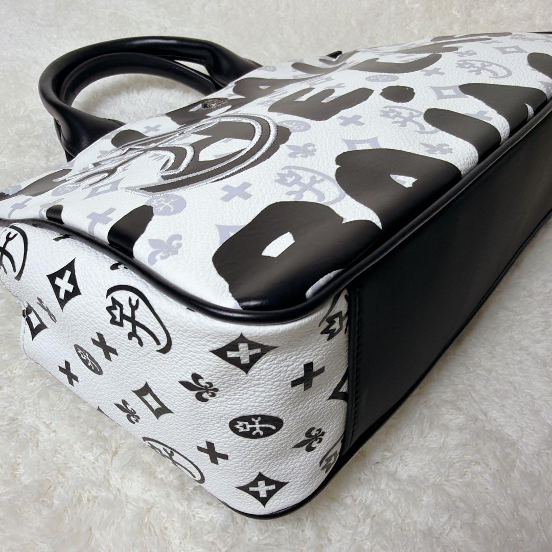 【未使用級】 カステルバジャック ヤリス ハンドバッグ ミニ レザー ホワイト