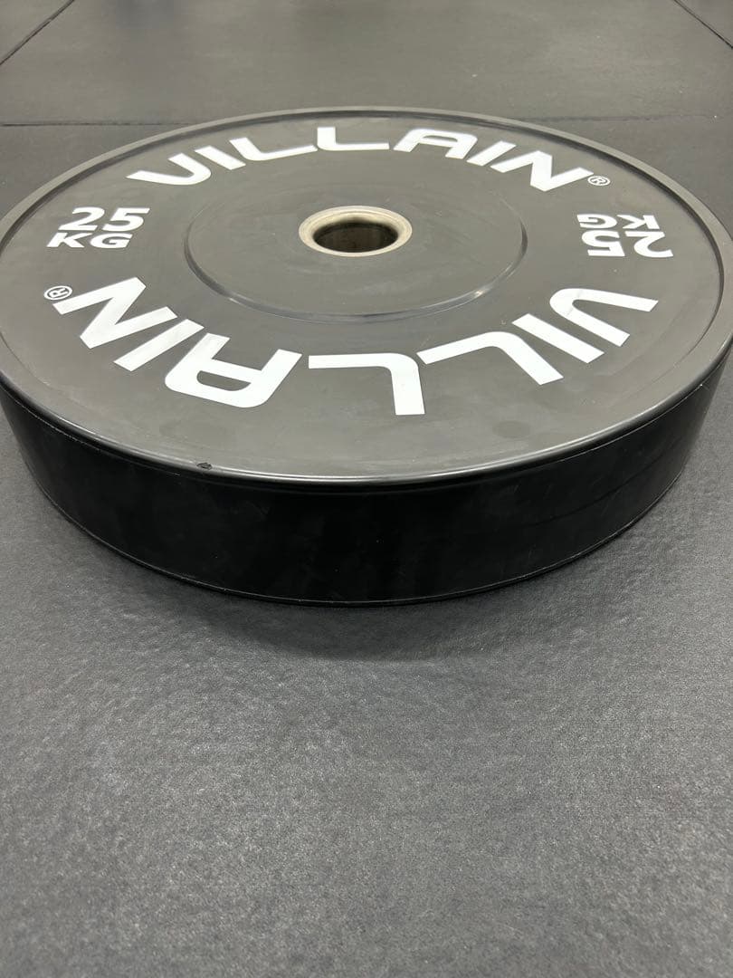 引き取り限定VILLAIN 25キロ バンパープレート 2枚