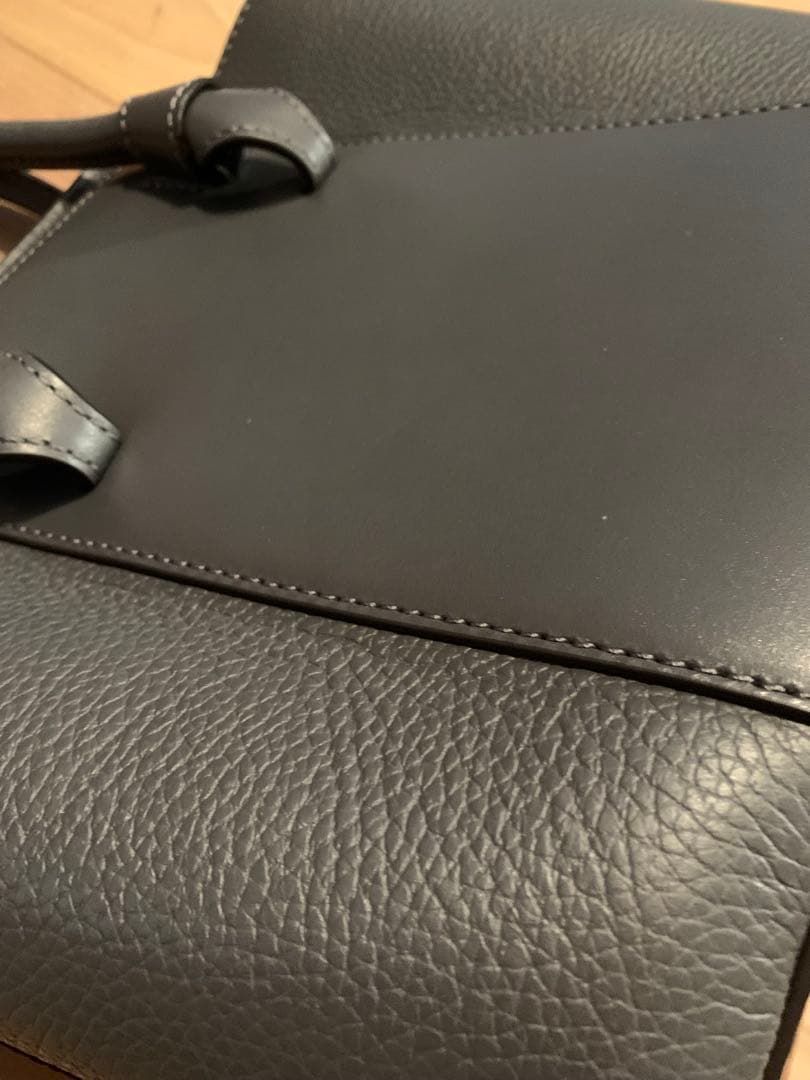 【美品】FURLA グレー ハンドバッグ