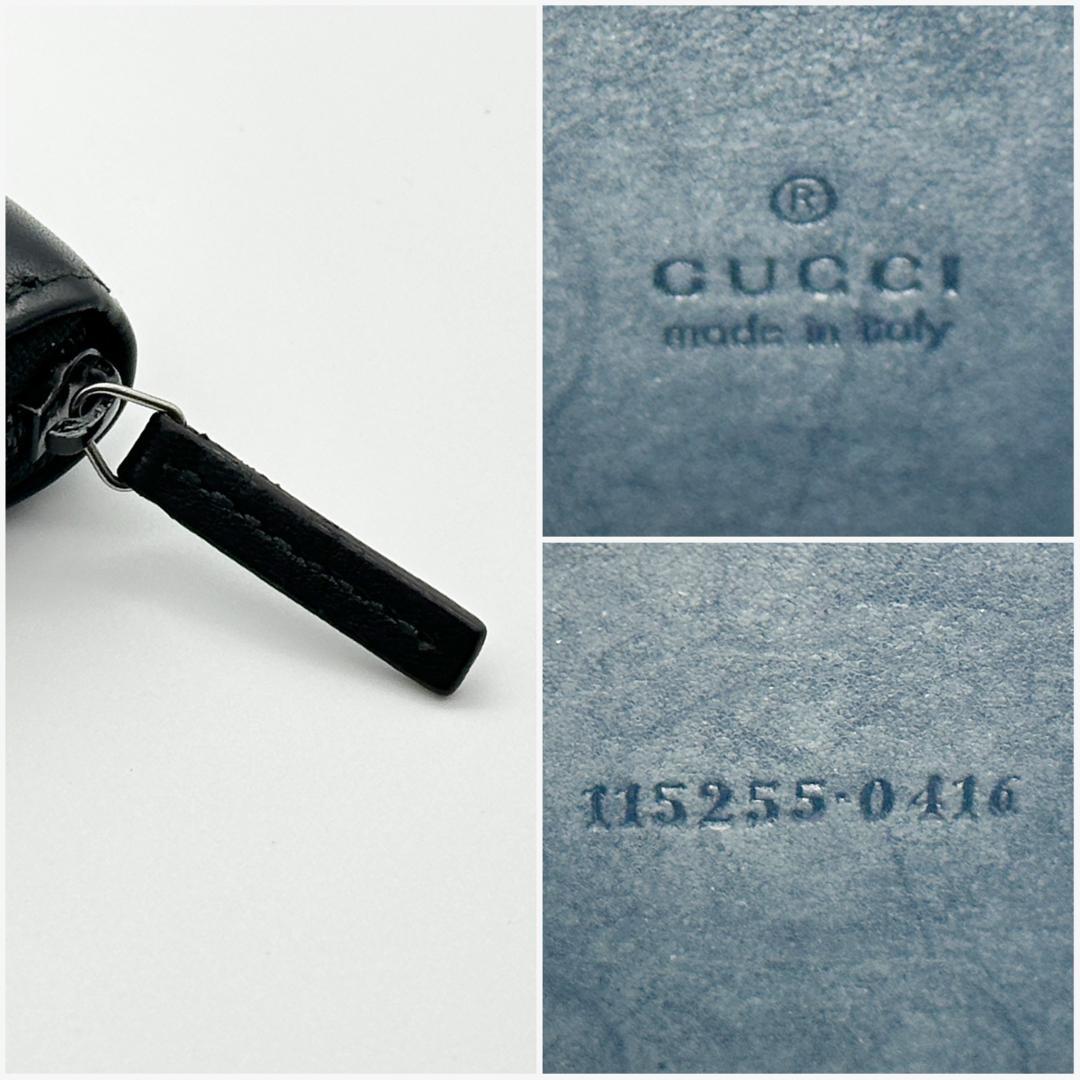 【極美品】GUCCI グッチ　シマ　ケース ブラック　箱付き