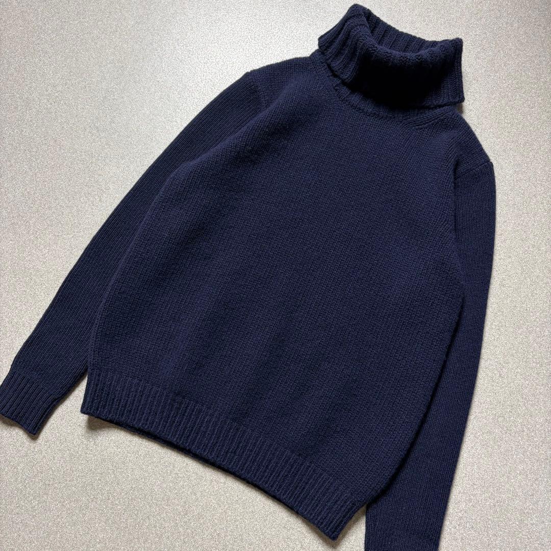 SLOANE 3G&5G ジーロンラム×カシミヤ タートルネック ニット