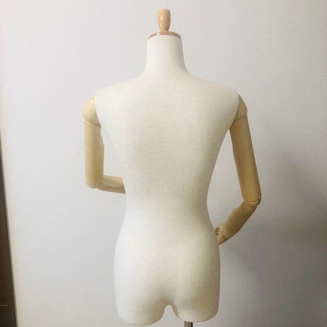 【美品】ReBody 婦人トルソー 可動腕・指あり 高さ調整