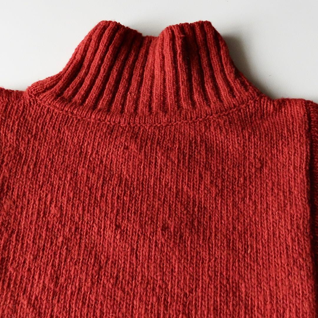 美品 23年 パラスパレス ウールカシミヤハイネックニット 0 セーター