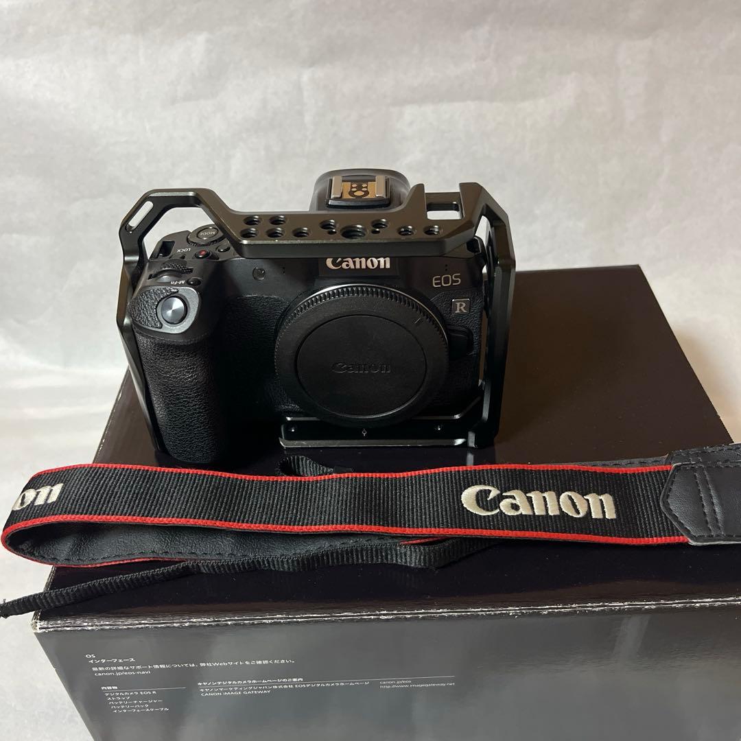 Canon EOS R ボディ ＋ 新品バッテリー・Lプレート付 美品 元箱あり