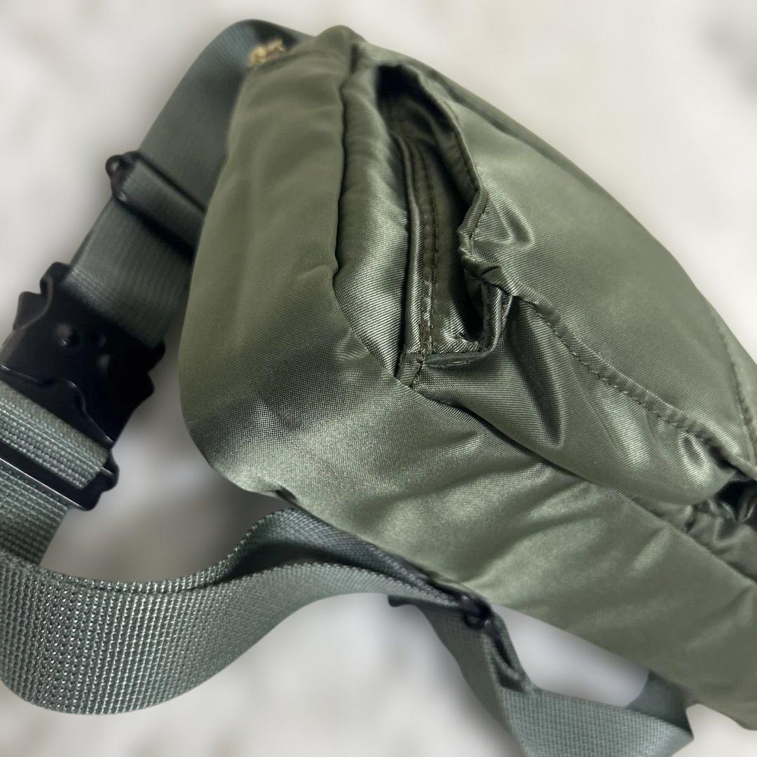 【未使用級】ポーター　タンカー　ウエストバッグ　セージグリーン　廃盤