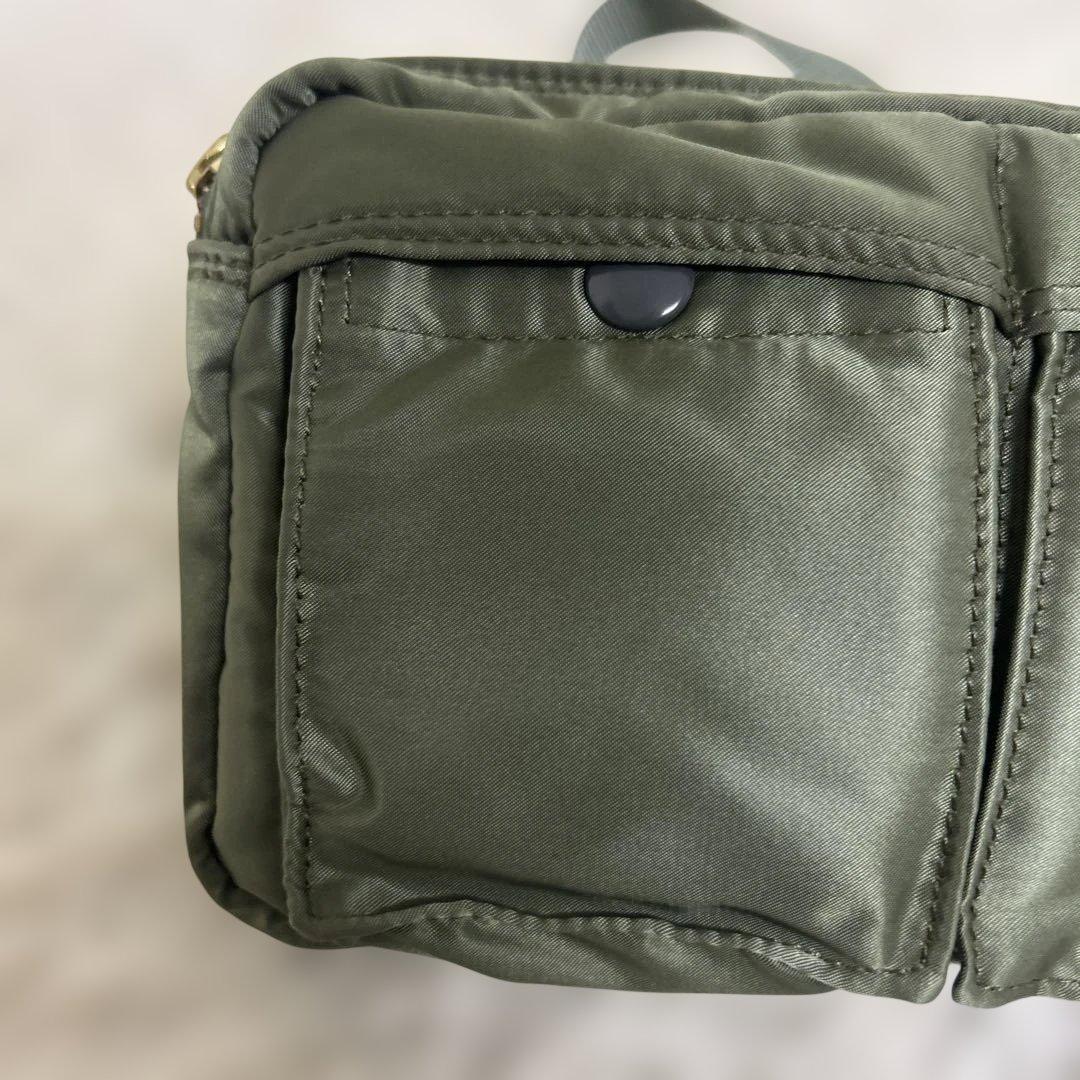 【未使用級】ポーター　タンカー　ウエストバッグ　セージグリーン　廃盤