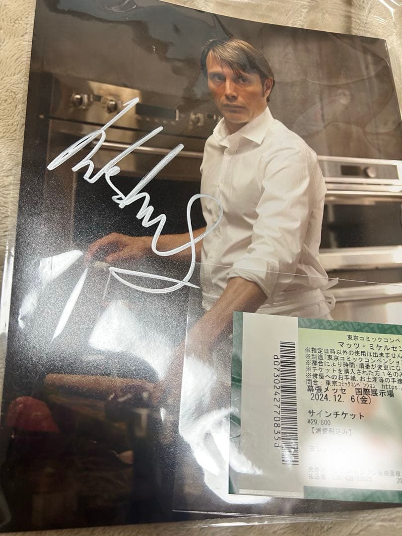 マッツ・ミケルセン ハンニバル サイン コミコン 特典 東京コミコン 2024