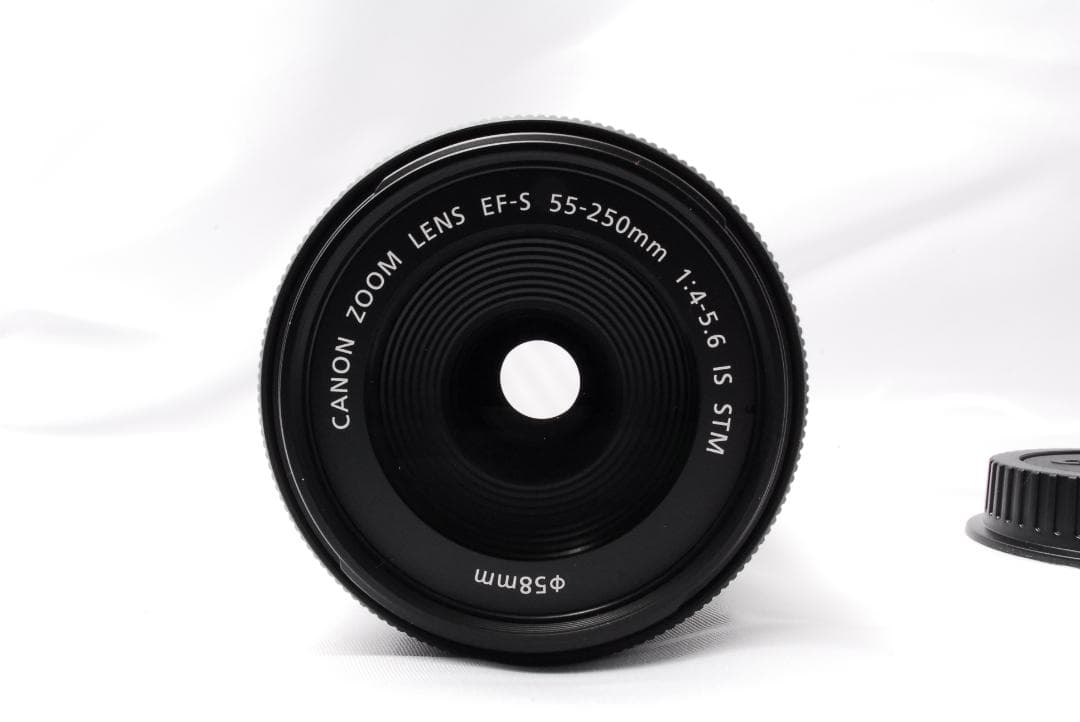 美品 手ぶれ補正 キャノン EF-S 55-250mm IS STM 望遠レンズ