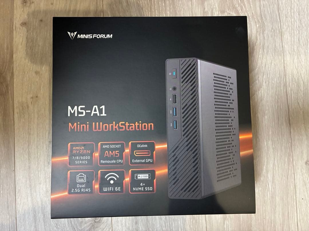 【ジャンク】Minisforum MS-A1 ベアボーンキット