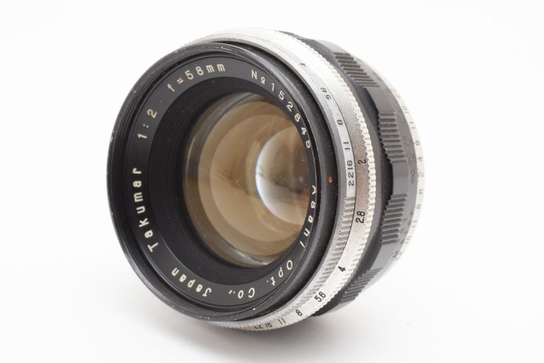 【希少レンズ】 Asahi Takumar 58mm F2 Y180