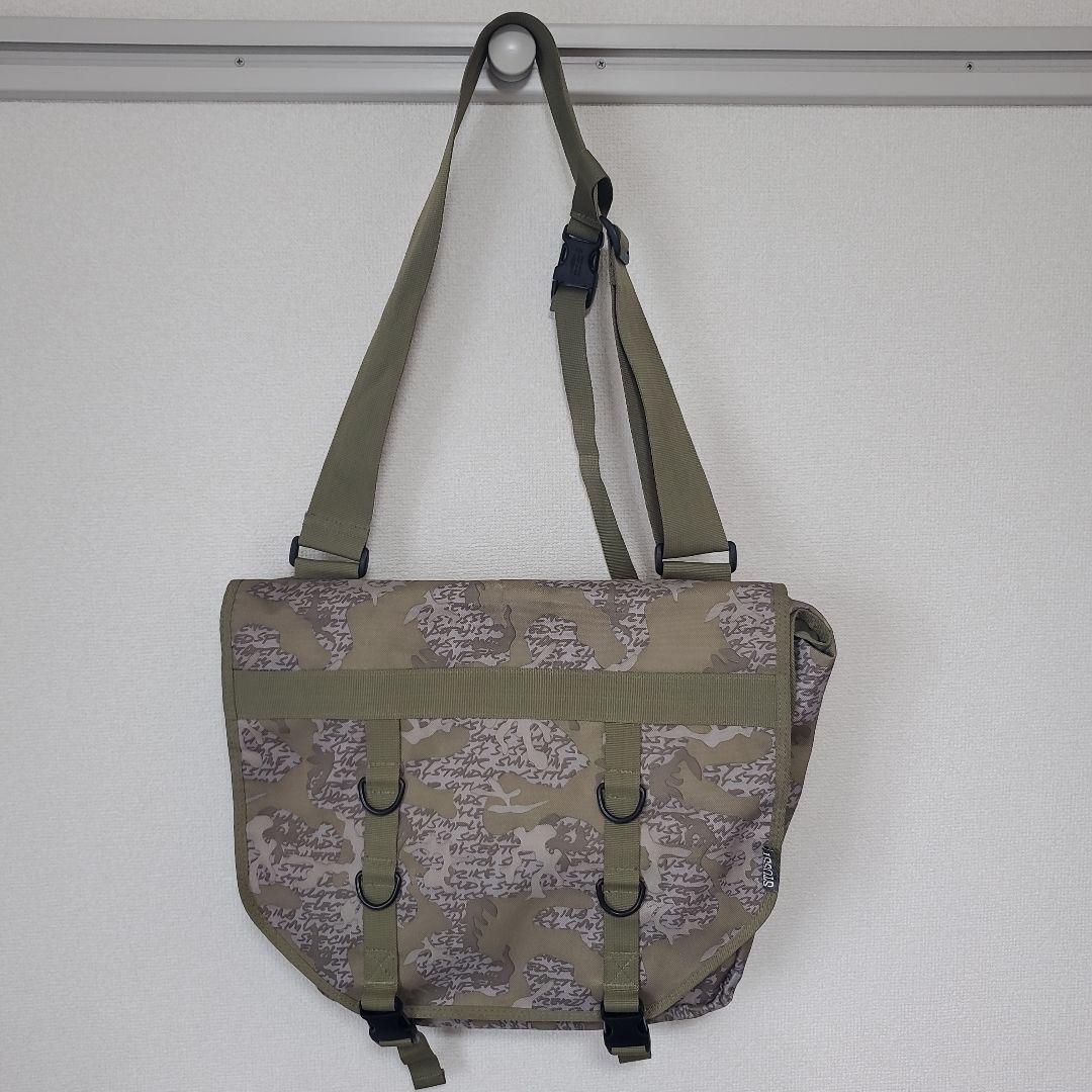 ラ*テ様 OLD STUSSY FUTURA Design カモフラ メッセンジ