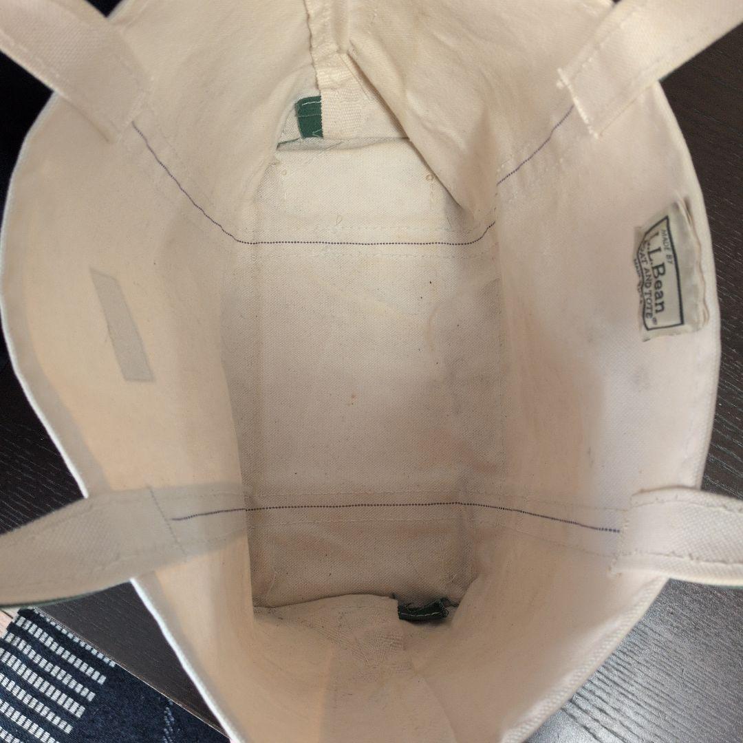 レア品　USA製 LLBEANトートバッグ カタディンタグ　山タグ　サイズ中型