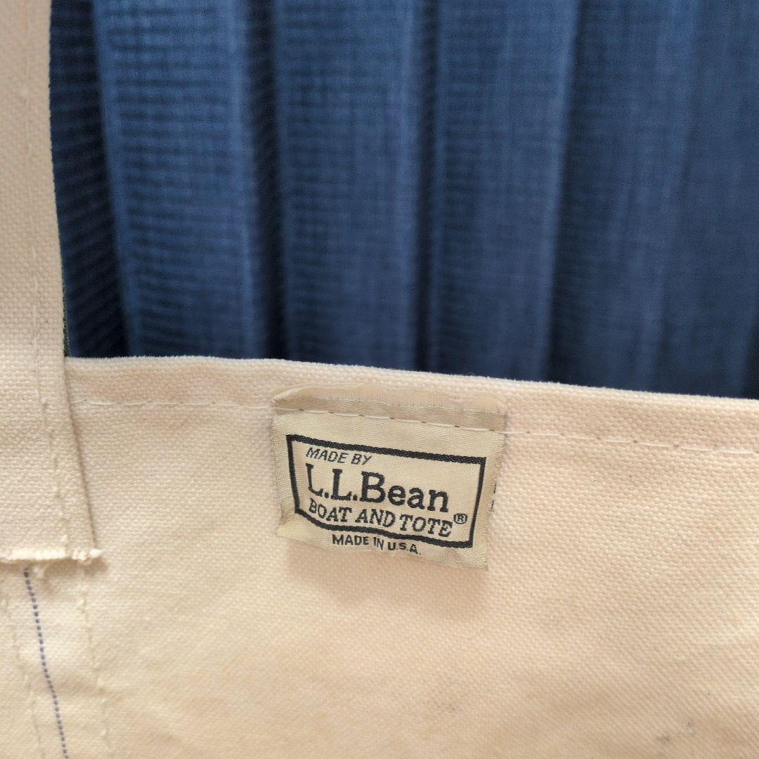 レア品　USA製 LLBEANトートバッグ カタディンタグ　山タグ　サイズ中型