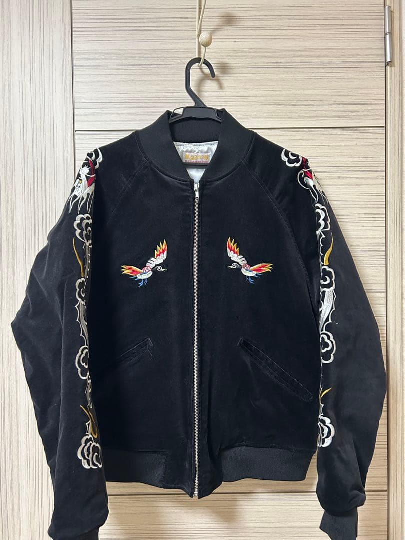 最終値下げHYO-HYO 別注 24AW ベロアスーベニアジャケット スカジャン