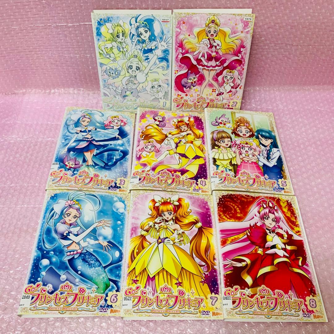 劇場版付き　Go!プリンセスプリキュア　DVD全巻セット　全16巻＋映画1枚