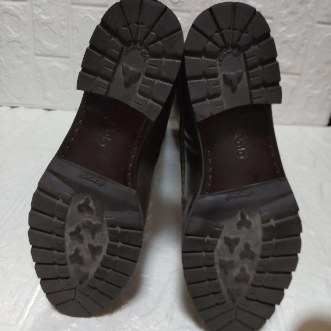 ラルフローレン・ブーツ・ レザー ・ロングブーツ ・バックル付き