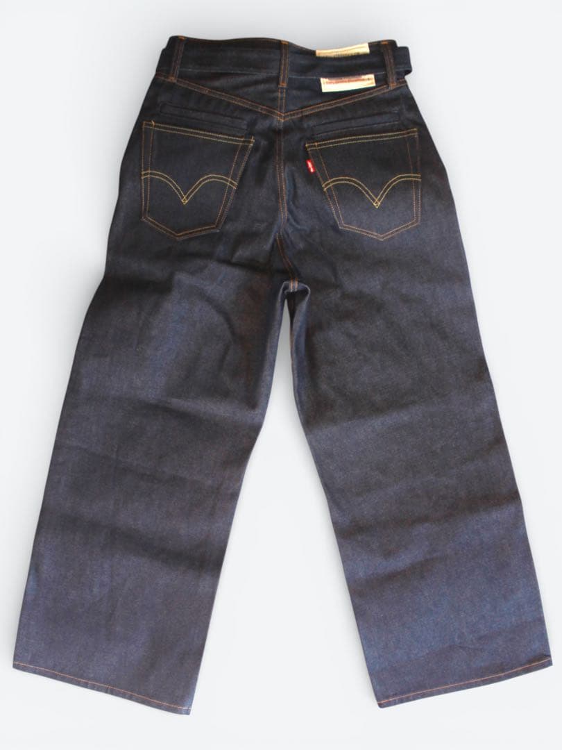 sacai×Levi's ダークデニム ワイドレッグパンツ サイズ0