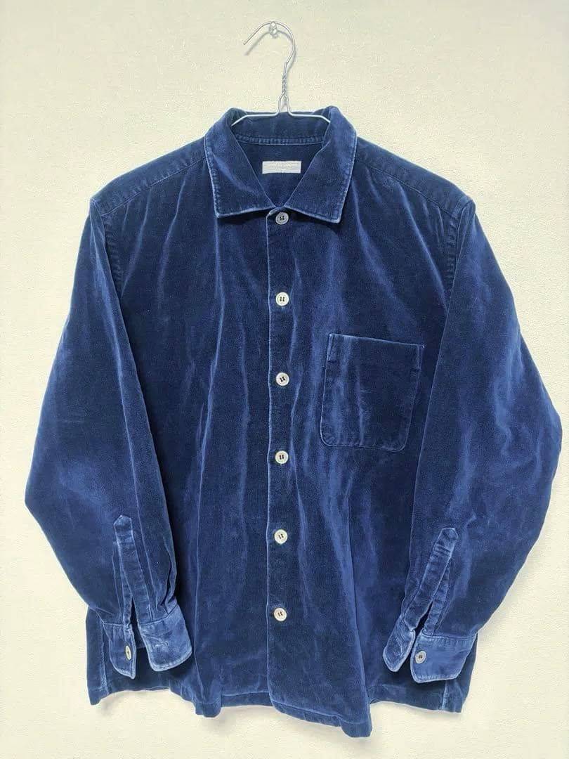 (*)様 COMME Des GARCONS ギャルソン ベロアシャツ 田中オム