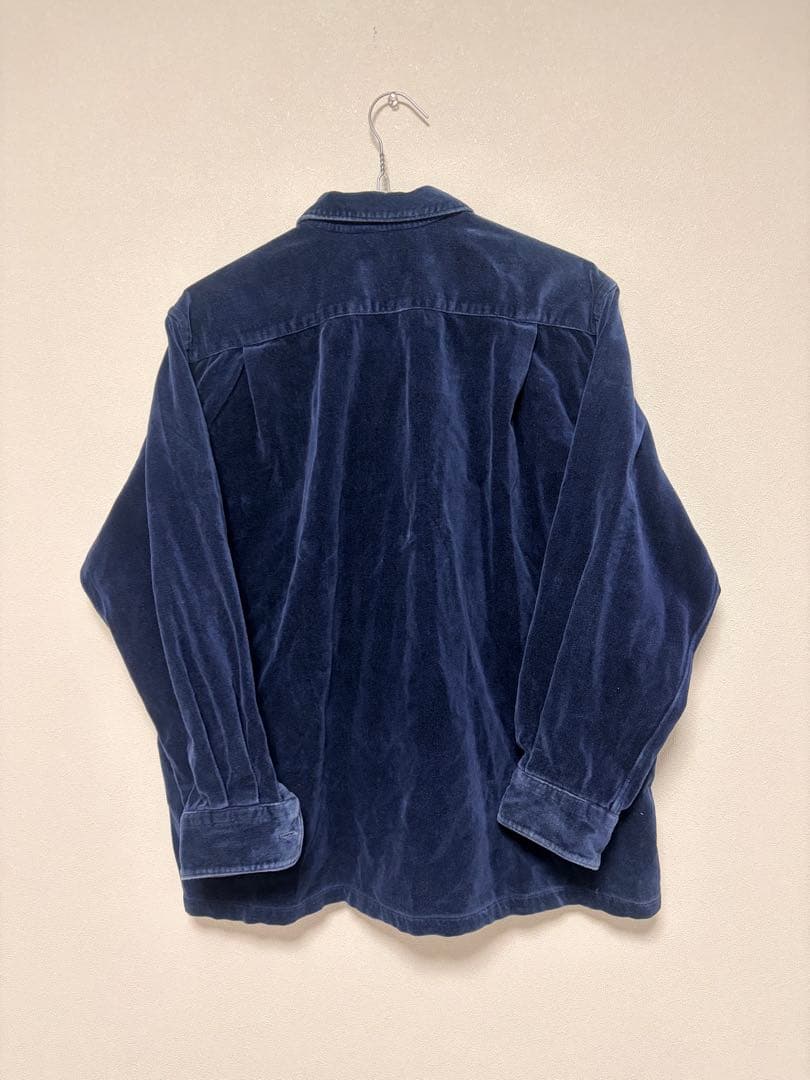 (*)様 COMME Des GARCONS ギャルソン ベロアシャツ 田中オム