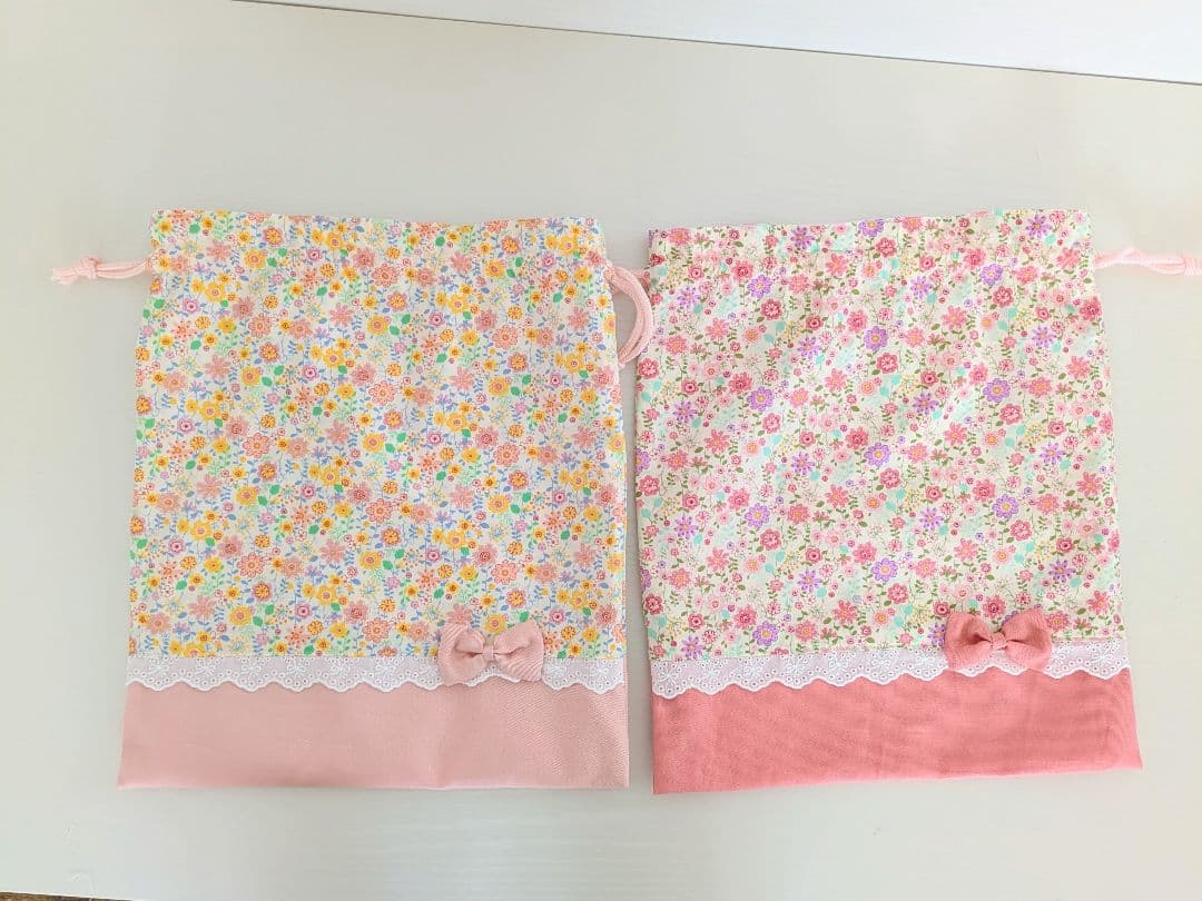 ハンドメイド　入園入学セット　レッスンバック　お着替え袋　上靴袋　お弁当袋