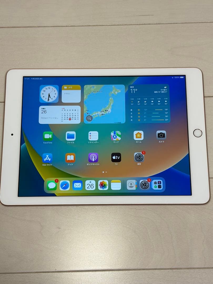 iPad 第6世代 32GB Wi-Fi ゴールド