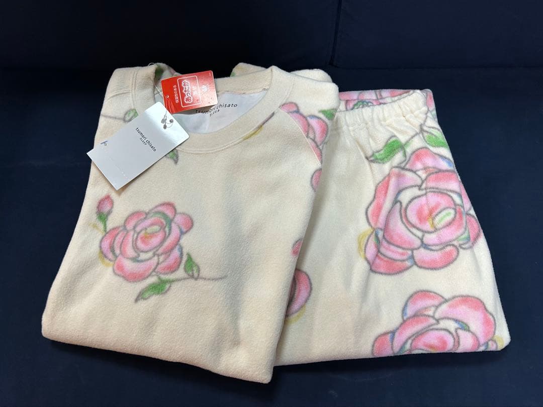 新品！ワコール　ツモリチサト　長袖パジャマ　ふわふわあったか部屋着 フリース L