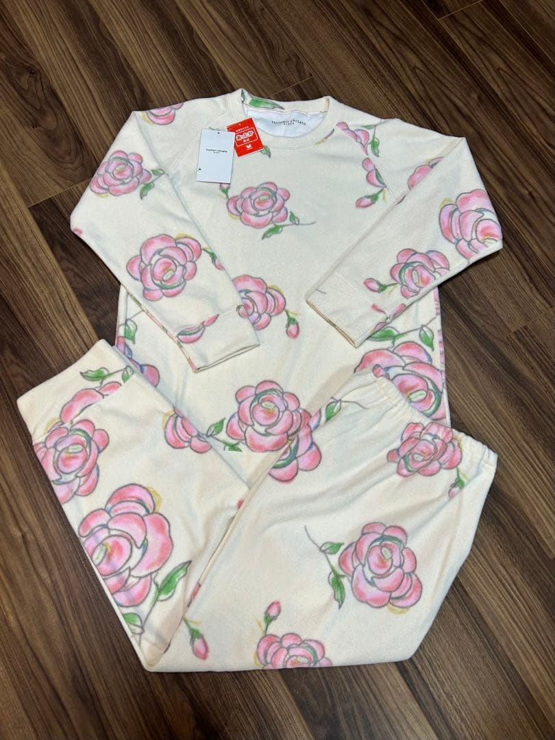 新品！ワコール　ツモリチサト　長袖パジャマ　ふわふわあったか部屋着 フリース L