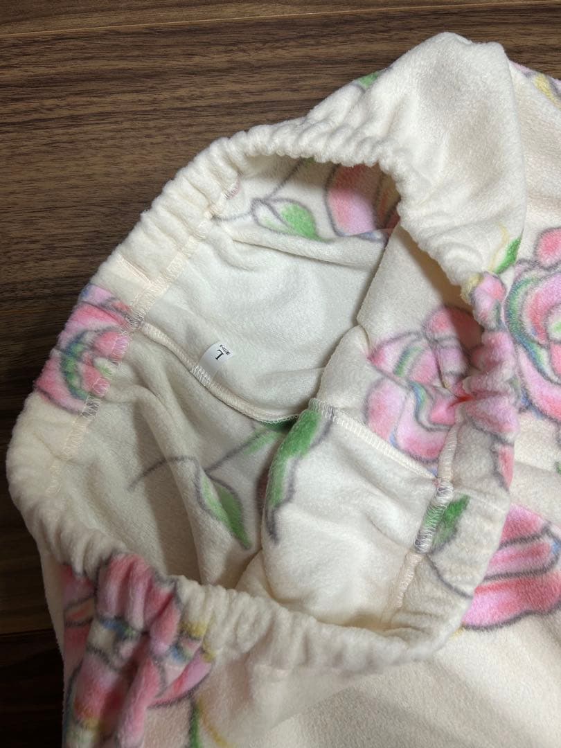 新品！ワコール　ツモリチサト　長袖パジャマ　ふわふわあったか部屋着 フリース L