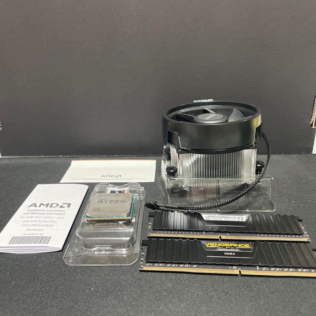 AMD Ryzen 7 5700 動作確認済 純正クーラー付DDR4 16gb