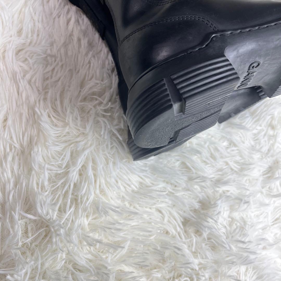 GANNI ガニー リサイクルラバー サイドゴアブーツ ブラック 24cm